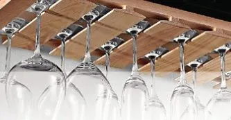 WINE держатель бокалов, крепление под корпусом/полкой на ширину 900