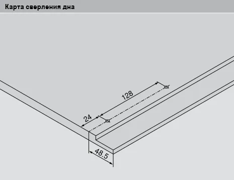 LEGRABOX pure. Низкий ящик – высота “N”