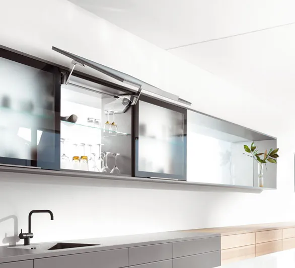 Подъемный механизм AVENTOS HS с амортизатором BLUMOTION