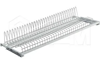 SV60VR16CP ROUND Посудосушитель для тарелок с гладкой рамкой и держателем задней стенки, 600 мм, хром