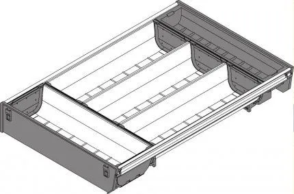 ZSI.450BI3N Комплект разделителей ORGA-LINE 280 х 450 мм