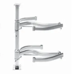 FLY45SXM2C Выдвижные поворотные полки для механизма VIBO Fly moon L=826, левые