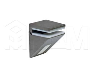 1 62200 80 YD-1 KALABRONE MINI Менсолодержатель для стеклянных полок 5 - 10 мм, нерж. сталь