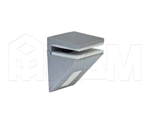 1 62200 80 JM-1 KALABRONE MINI Менсолодержатель для стеклянных полок 5 - 10 мм, хром матовый