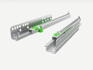 Excel G550B Направляющие частичного выдвижения с плавным закрыванием (левая + правая) длина 500 мм
