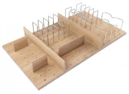 Лоток TETRIS V1 в высокий ящик Blum LEGRABOX дуб в базу 600