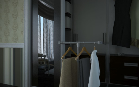 D009 Пантограф VITRA 830-1150 мм, черный