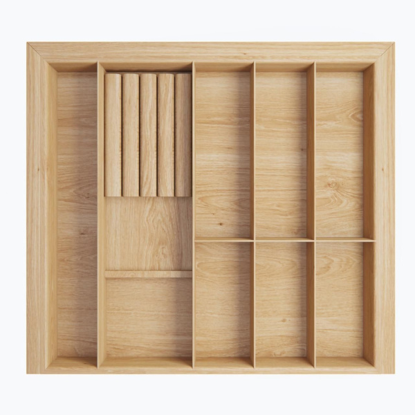 Лоток TETRIS V2 с держ. ножей в ящик Blum TANDEMBOX дуб в базу 600