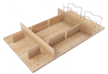 Лоток TETRIS V2 в высокий ящик Blum TANDEMBOX дуб в базу 600