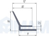 AGASK Уплотнитель для поддонов FA, L=2,4м