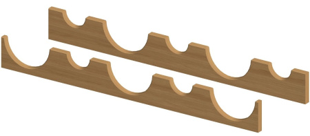 Держатель TETRIS для бутылок дуб