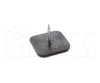 HR-D2424 SuperGlide Подпятник квадратный с шипом 24х24 мм