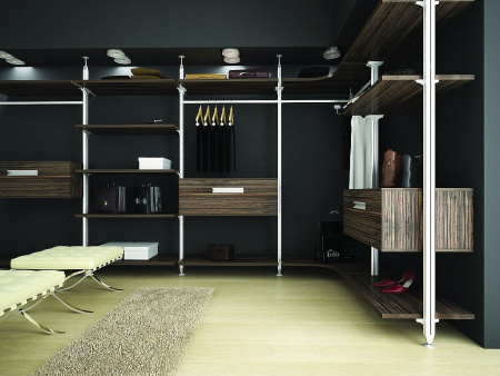 Крепление пол/потолок, черное