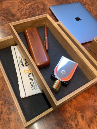 Ящик BAR 300х150 дуб/черный