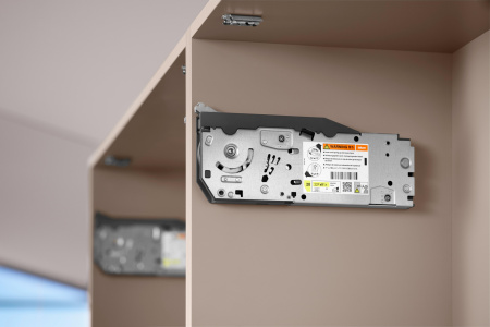 Подъемный механизм AVENTOS HF top с амортизатором BLUMOTION, темно-серый