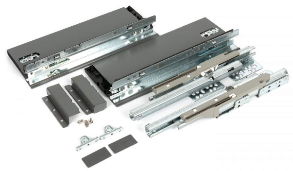 Стандартный ящик H120 мм c плавным закрыванием, белый