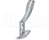RW0804 QUADRA Крючок двухрожковый хром