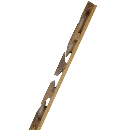 WINE держатель бокалов, крепление под корпусом/полкой на ширину 900