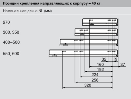 LEGRABOX M, серый орион