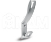 RW0808 QUADRA Крючок двухрожковый хром матовый