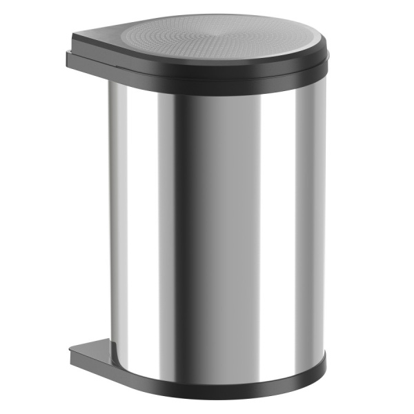 3520001 Мусорное ведро встраиваемое 20 л., нерж.сталь / пластик