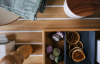 Панель LINE в высокий ящик Blum LEGRABOX дуб в базу 900