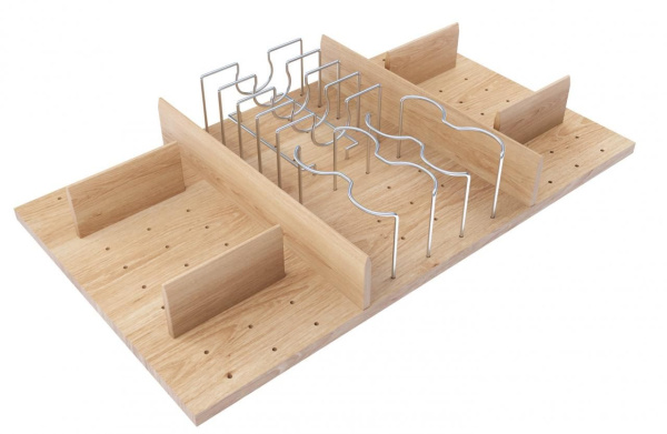 Лоток TETRIS V5 в высокий ящик Blum TANDEMBOX дуб в базу 1200