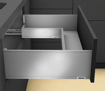 LEGRABOX pure. Ящик под мойку – высота “C” – с центральной планкой