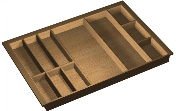 Лоток TETRIS V3 в ящик Blum TANDEMBOX дуб в базу 800
