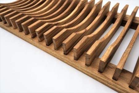 Держатель TETRIS для 18 тарелок дуб