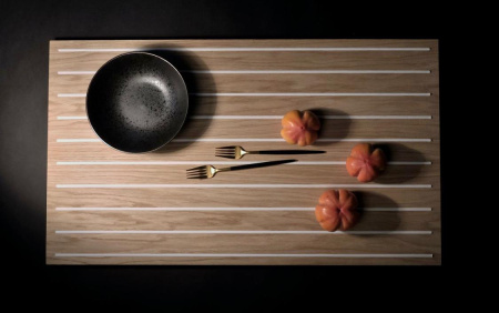 Панель LINE в высокий ящик Blum TANDEMBOX дуб в базу 450