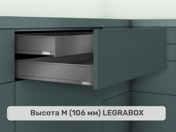 Внутренний LEGRABOX M, серый орион