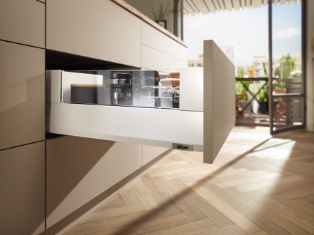 MERIVOBOX E с BOXCOVER, стандартный ящик, белый шелк