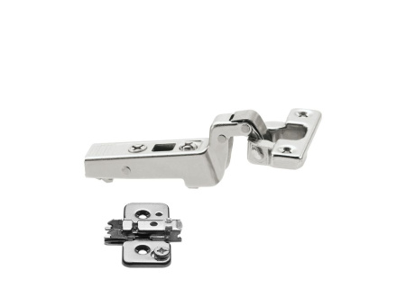 71T0750 МИНИпетля (для узких рамок) Ø чашки 26 мм, вкладная, откр. 94°