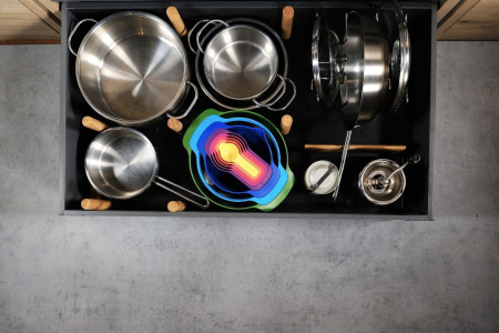 Набор из 4-х цилиндрических деревянных держателей (4 шт)