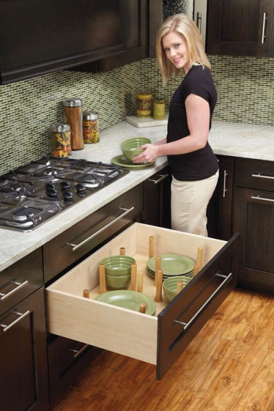 Панель TETRIS в высокий ящик Blum LEGRABOX дуб в базу 450