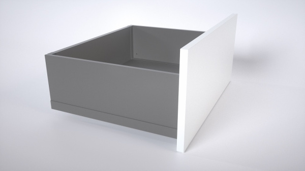 Стандартный ящик H180 мм c плавным закрыванием, графит