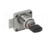 507-11 IND CR Замок с индикатором для 1-ой двери, выдвижной, 1 оборот, хром