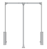 D009 Пантограф VITRA 830-1150 мм, черный