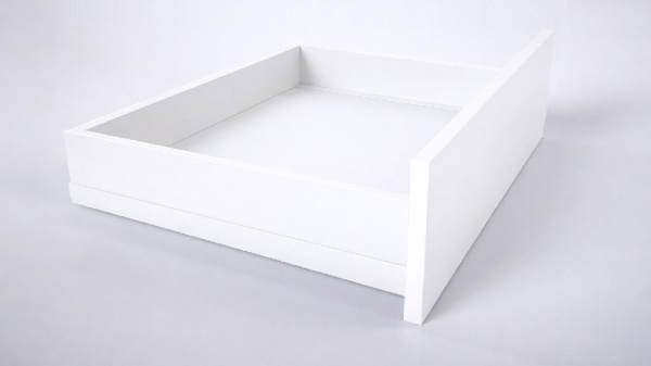 Стандартный ящик H90 мм. c плавным закрыванием, белый