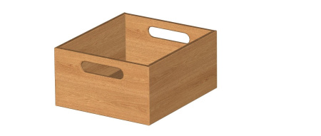 Комплект из 4 высоких лотков TETRIS HLG600 в ящик LEGRABOX500 в базу 600