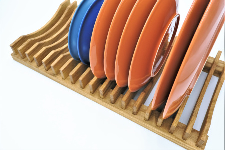 Держатель TETRIS для 18 тарелок дуб