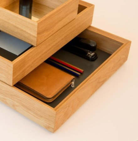 Ящик BAR 300х150 дуб/черный