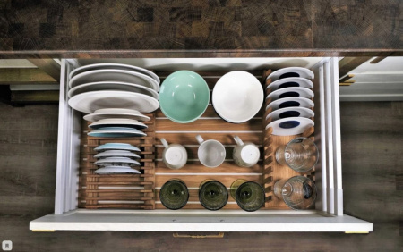 Держатель TETRIS для тарелок дуб