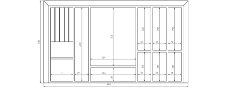 Лоток TETRIS V3 с держ. ножей в ящик Blum LEGRABOX дуб в базу 900