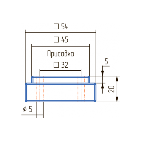 ОСК - 20  С Опора квадратная