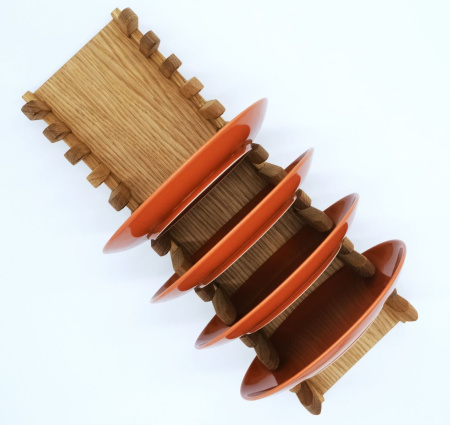 Держатель TETRIS для тарелок дуб