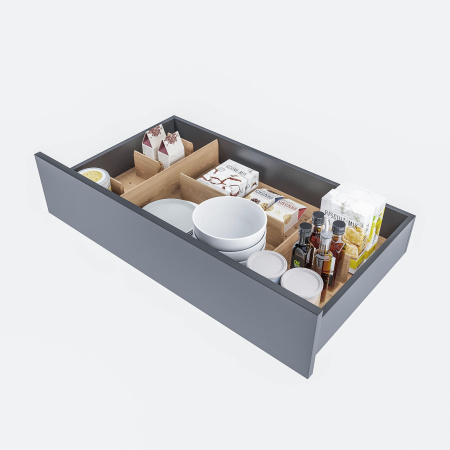 Лоток TETRIS V1 в высокий ящик Blum TANDEMBOX дуб в базу 1200