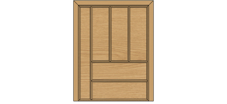 Лоток TETRIS для стол. приборов в ящик Blum TANDEMBOX дуб в базу 450