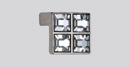 WPO.550.016.EM02 Ручка металлическая с кристаллами Swarovski